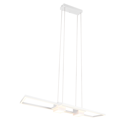 Rippuv valgusti LED matt valge
