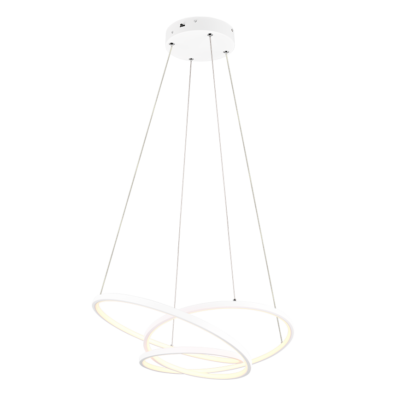 Rippuv valgusti LED 64 cm matt valge