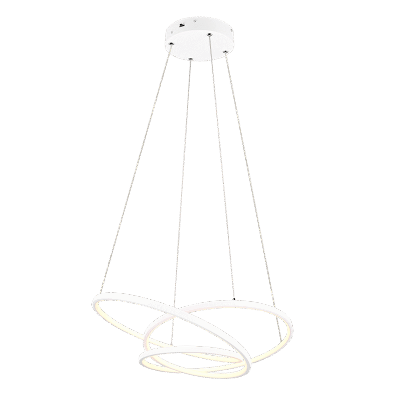 Rippuv valgusti LED 64 cm matt valge