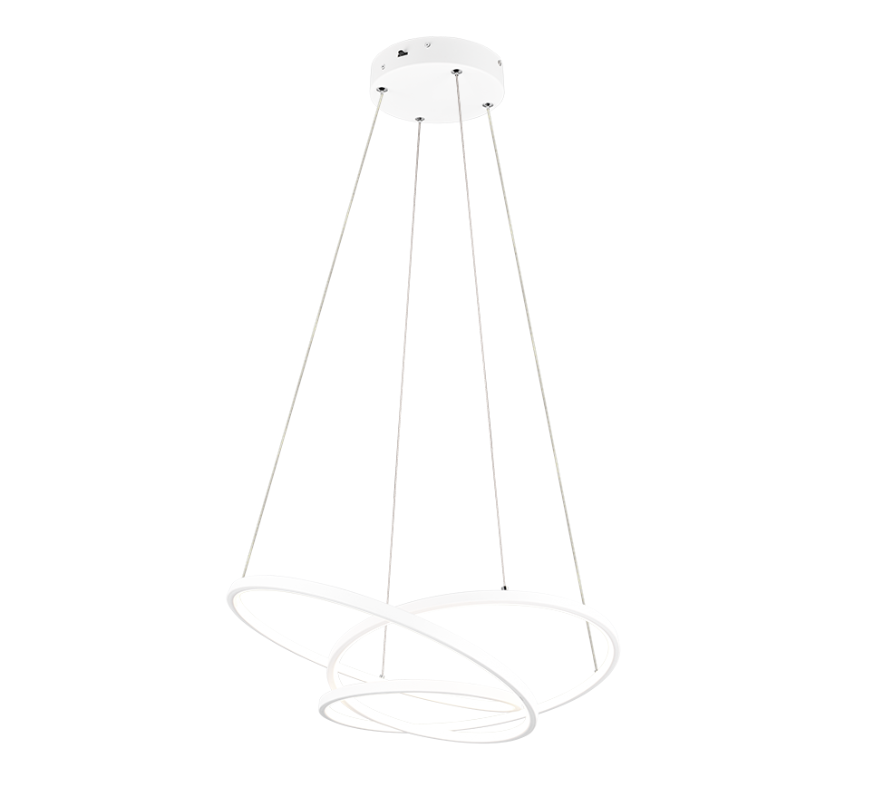 Rippuv valgusti LED 64 cm matt valge - Image 2