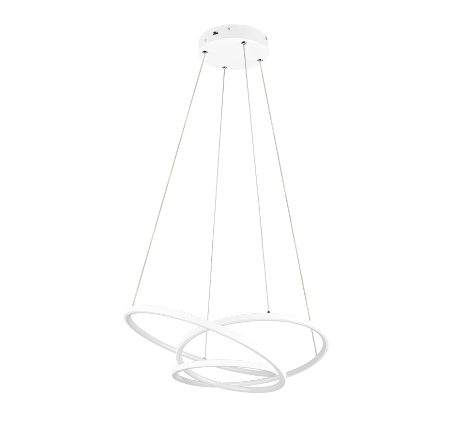 Rippuv valgusti LED 64 cm matt valge - Image 4