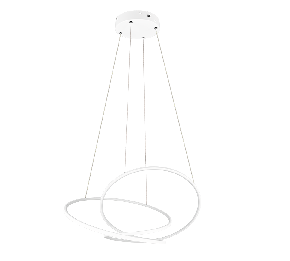 Rippuv valgusti LED 84 cm matt valge - Image 4