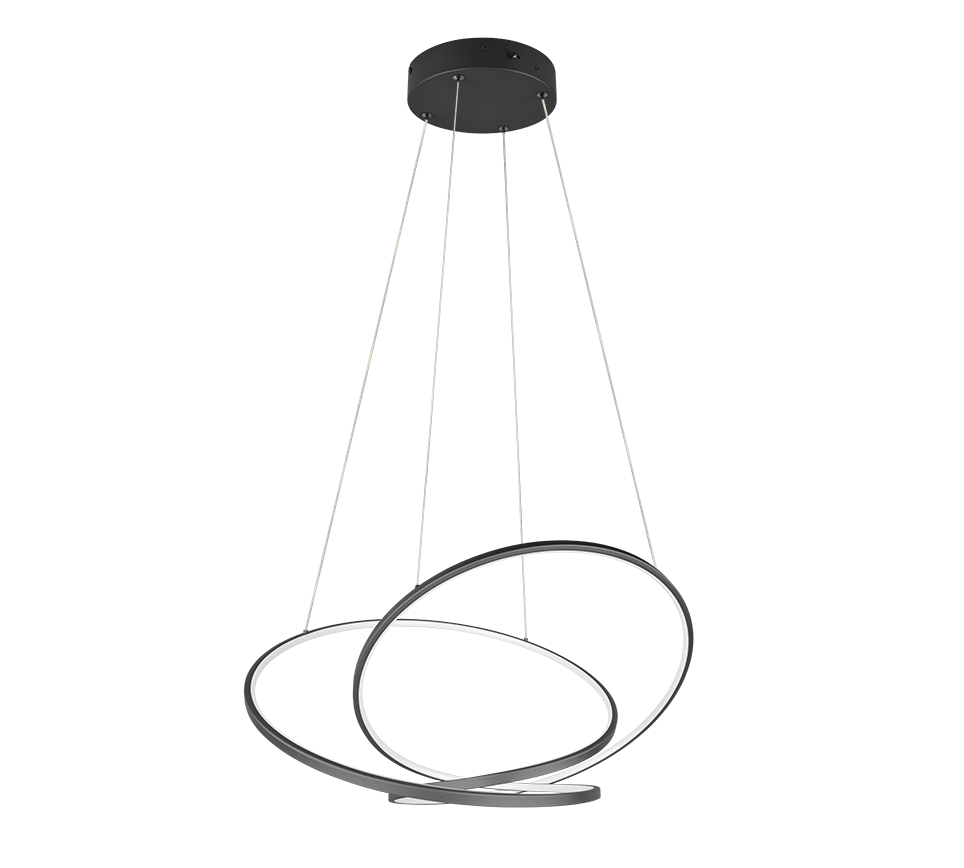 Rippuv valgusti LED 84 cm must - Image 5