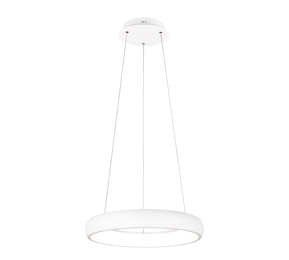 Rippuv valgusti 47 cm matt valge - Image 3