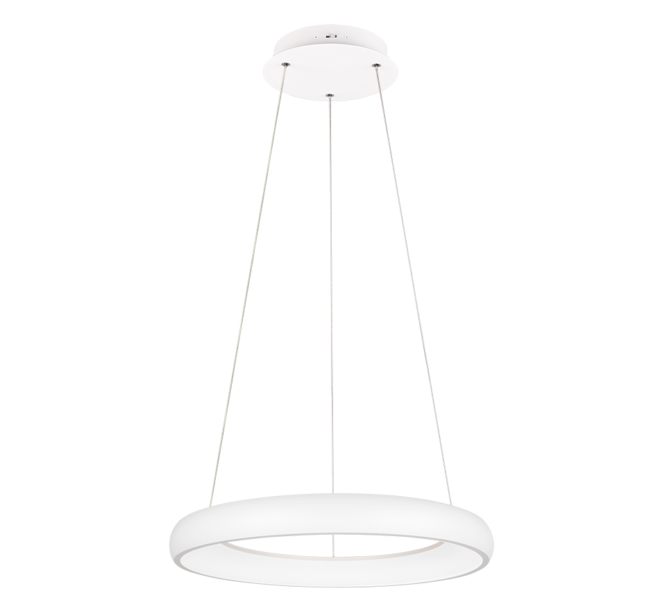 Rippuv valgusti 62 cm matt valge - Image 2