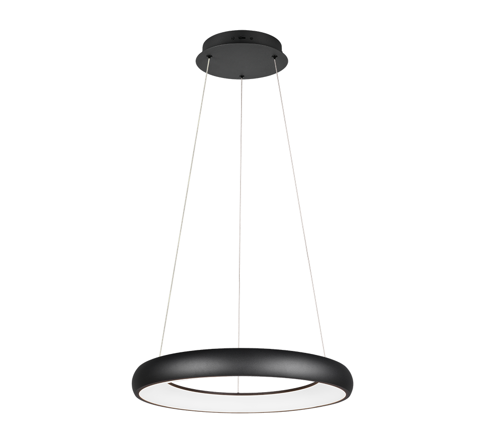 Rippuv valgusti 62 cm must - Image 3