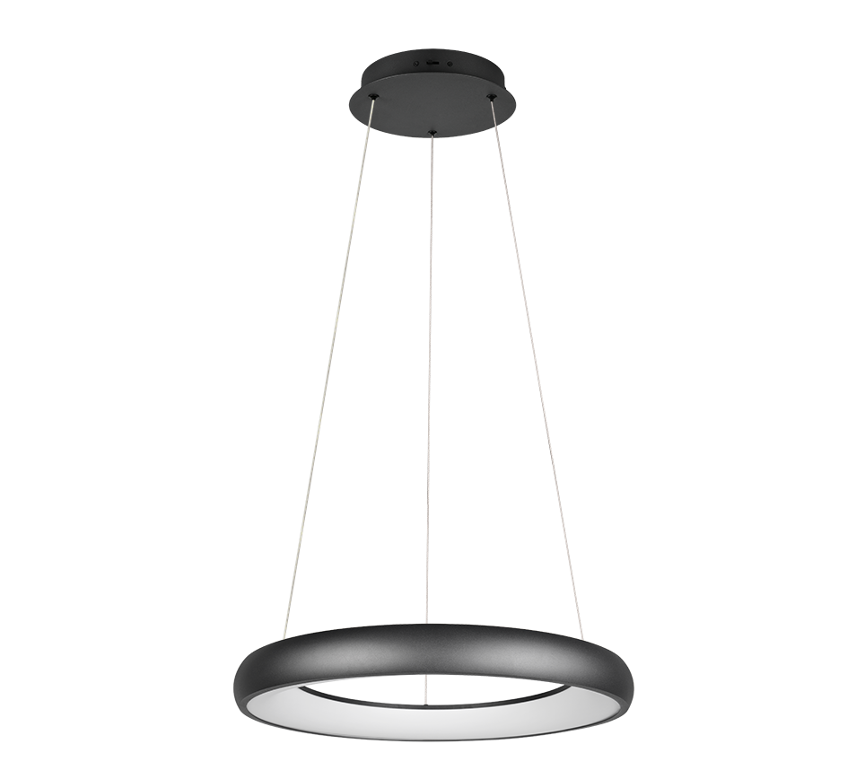 Rippuv valgusti 62 cm must - Image 4