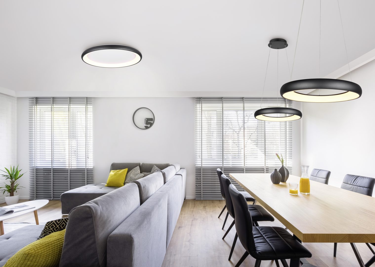 Rippuv valgusti 62 cm must - Image 2