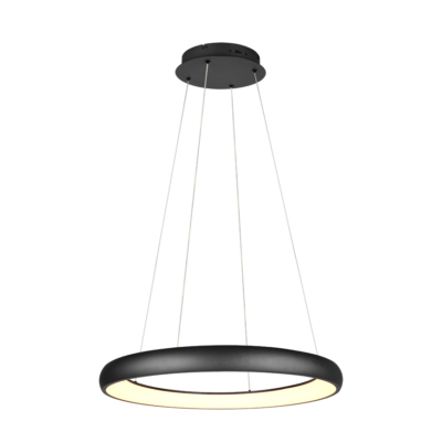 Rippuv valgusti LED 75 cm must