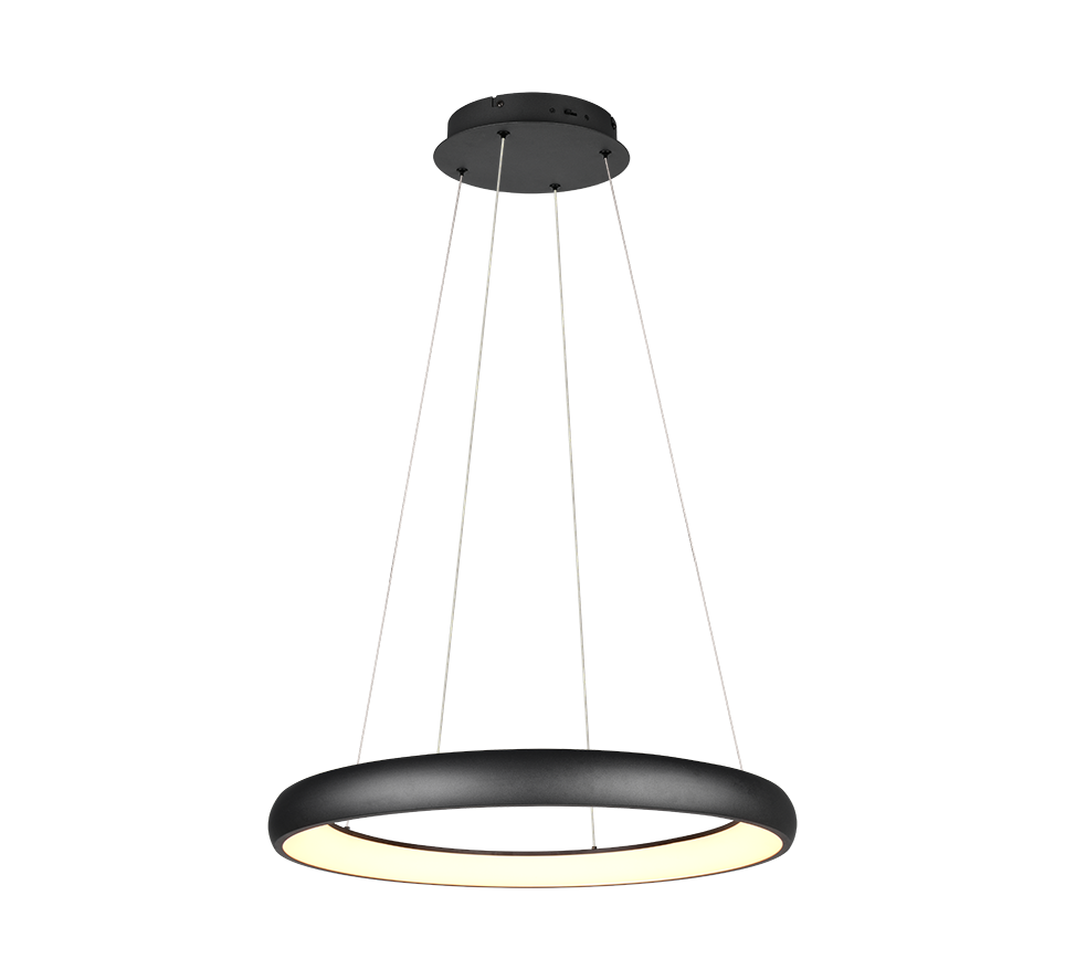 Rippuv valgusti LED 75 cm must