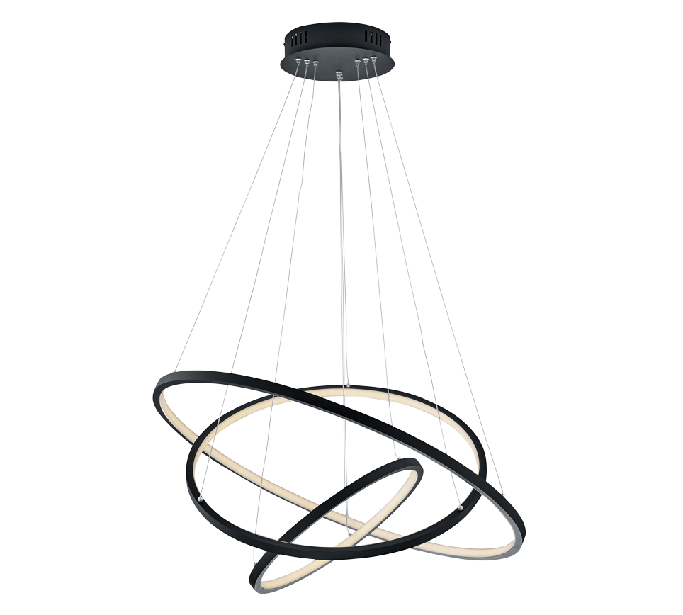 Rippuv valgusti WiZ Aaron LED antratsiit RGBW