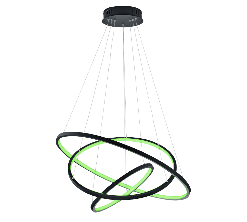 Rippuv valgusti WiZ Aaron LED antratsiit RGBW - Image 2