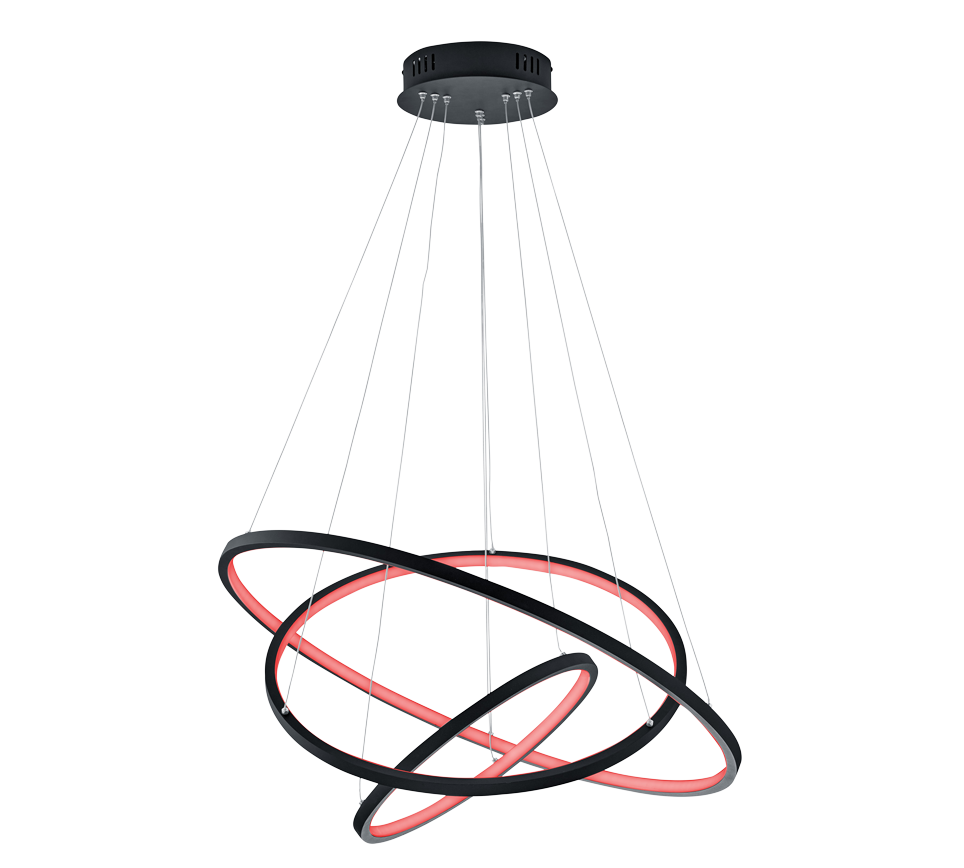 Rippuv valgusti WiZ Aaron LED antratsiit RGBW - Image 3