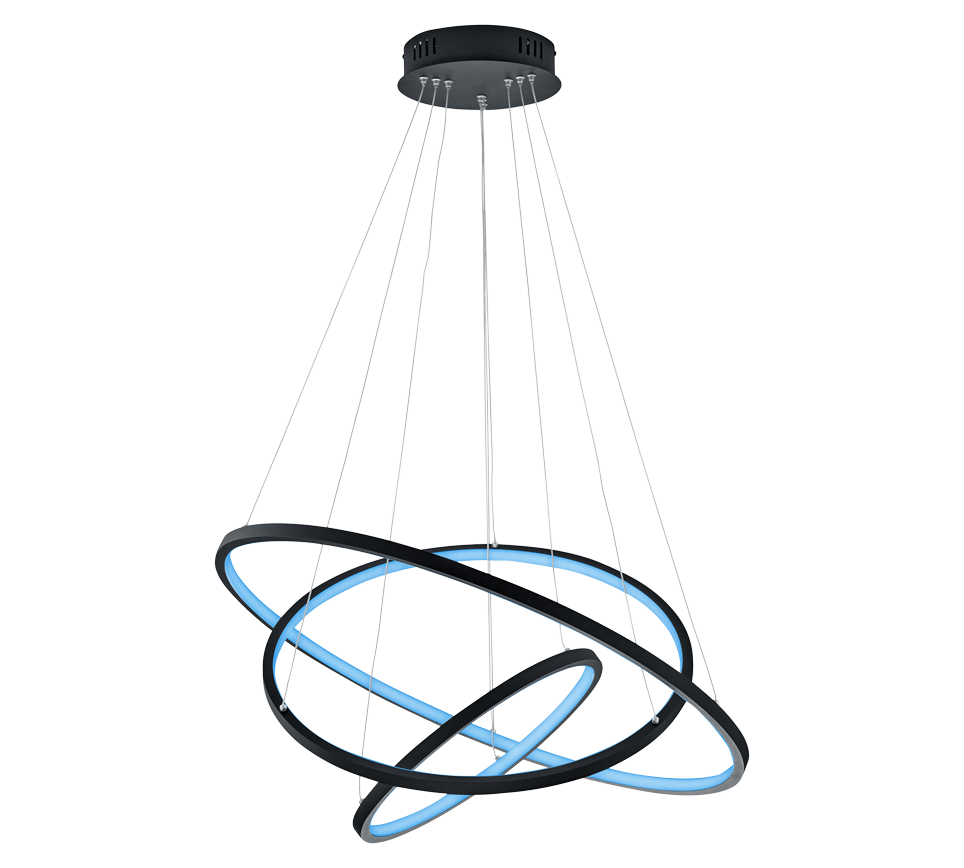 Rippuv valgusti WiZ Aaron LED antratsiit RGBW - Image 4