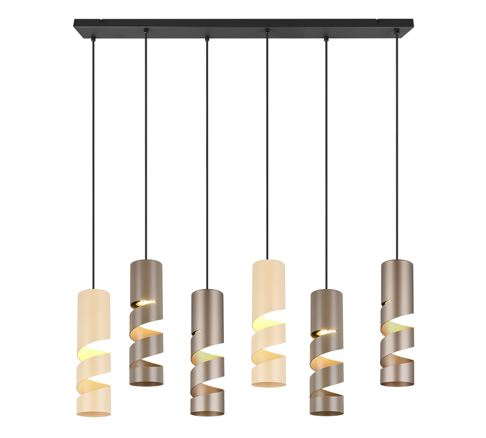 Rippuv valgusti 6 tk GU10 mitmevärviline - Image 3