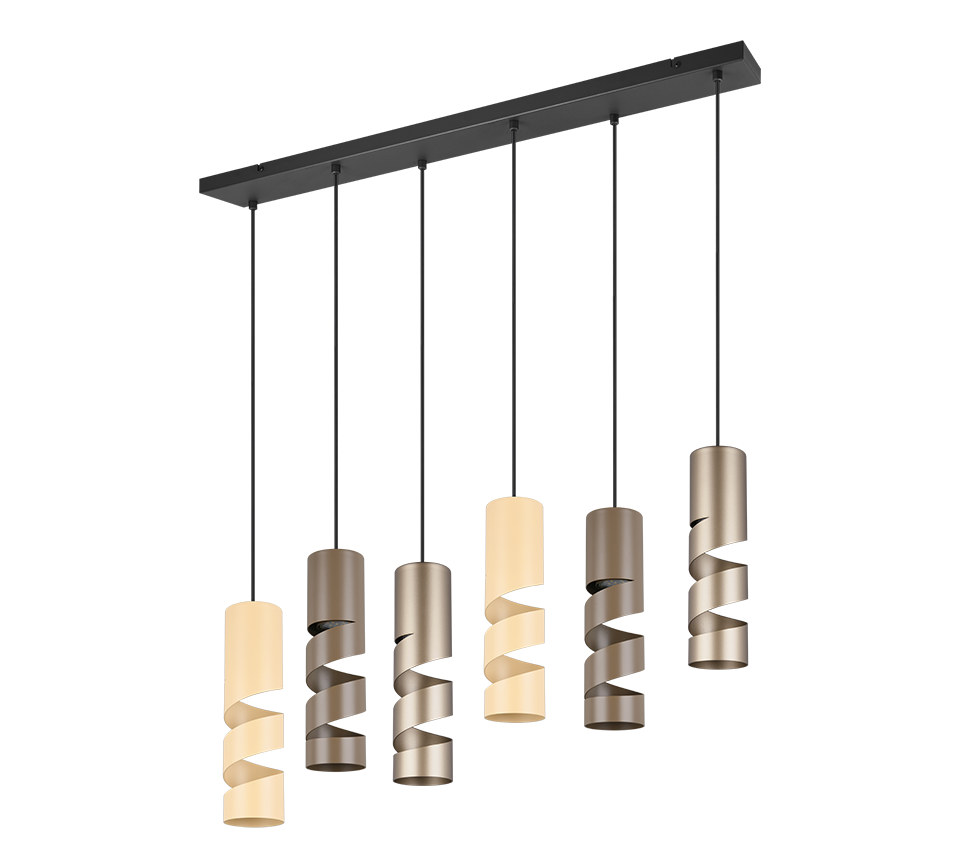 Rippuv valgusti 6 tk GU10 mitmevärviline - Image 4