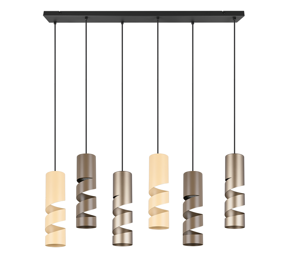 Rippuv valgusti 6 tk GU10 mitmevärviline - Image 5