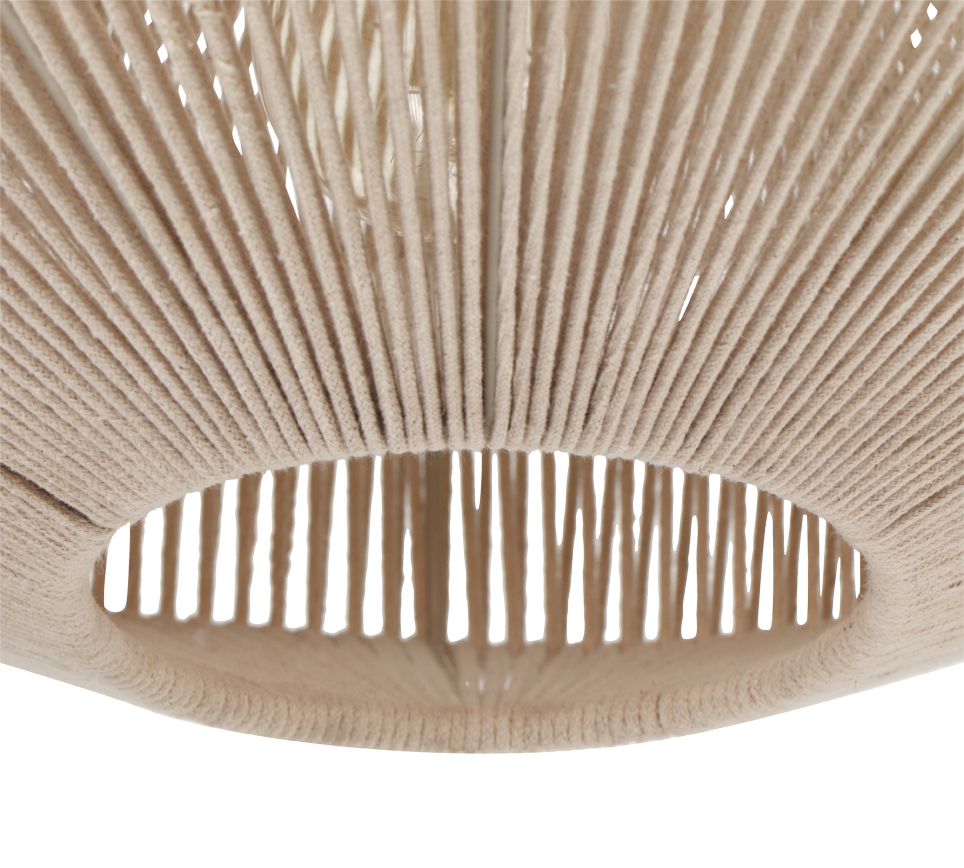 Rippuv valgusti 61 cm E27 beež - Image 9