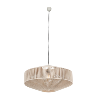 Rippuv valgusti 46 cm E27 beež