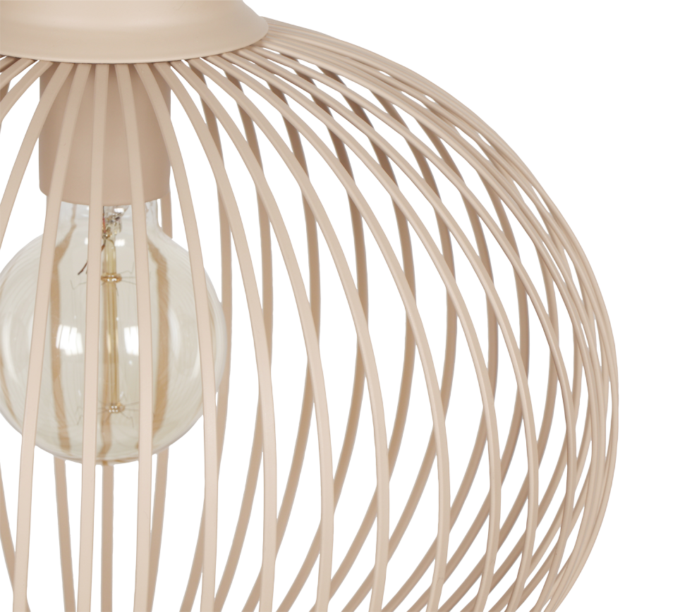 Rippuv valgusti 33 cm E27 sand - Image 9