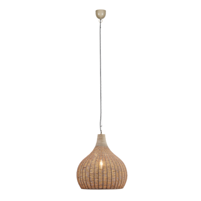 Rippuv valgusti 54 cm E27 looduslik värv/jutust