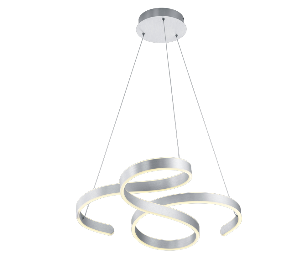 Rippuv valgusti LED hõbedane