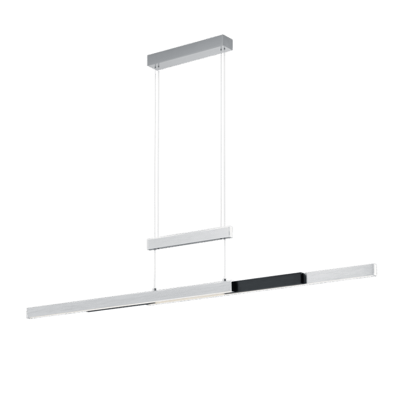 Rippuv valgusti LED hõbedane/alumiinium/must