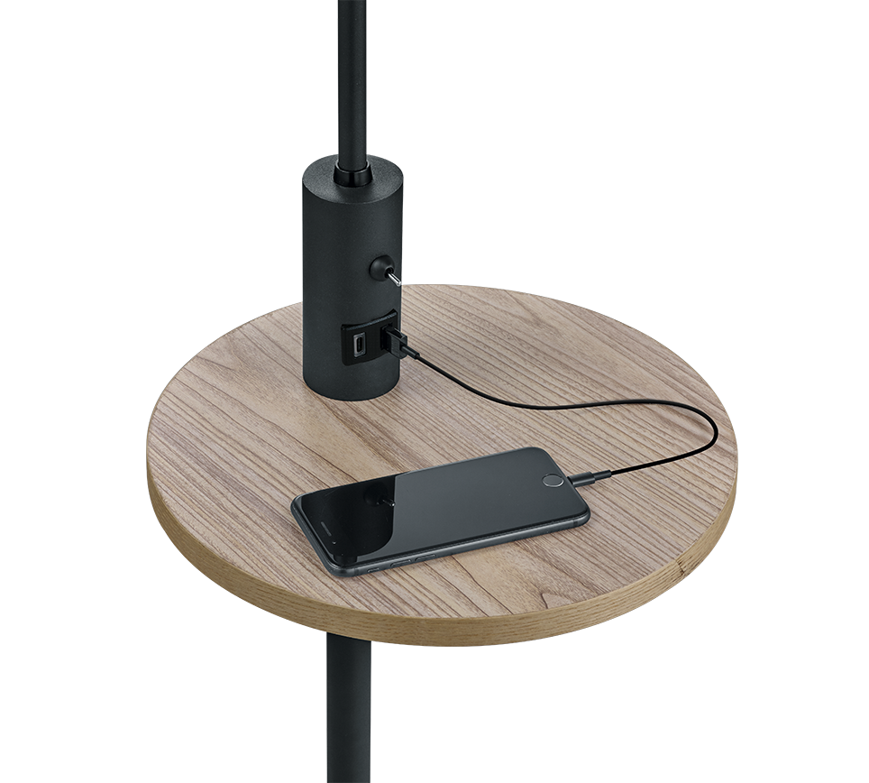 Claas põrandavalgusti E27 must matte - Image 4