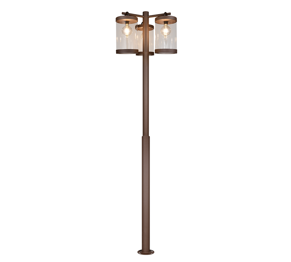Sambesi pole lamp 240 cm 3xE27 maastikandur