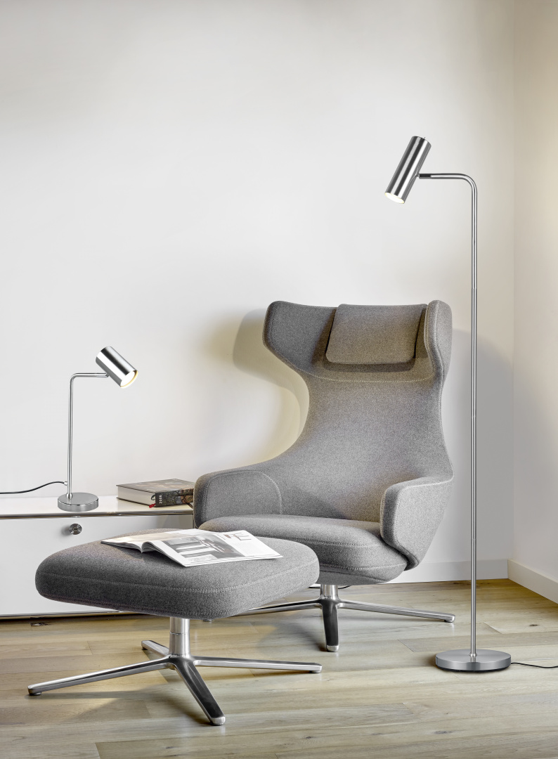 Marley põrandavalgusti GU10 hõbedane - Image 2