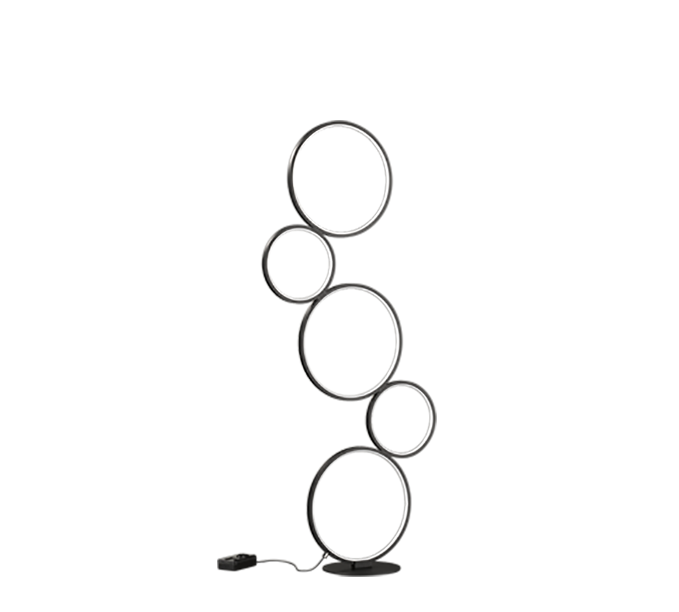 Rondo LED põrandavalgusti must