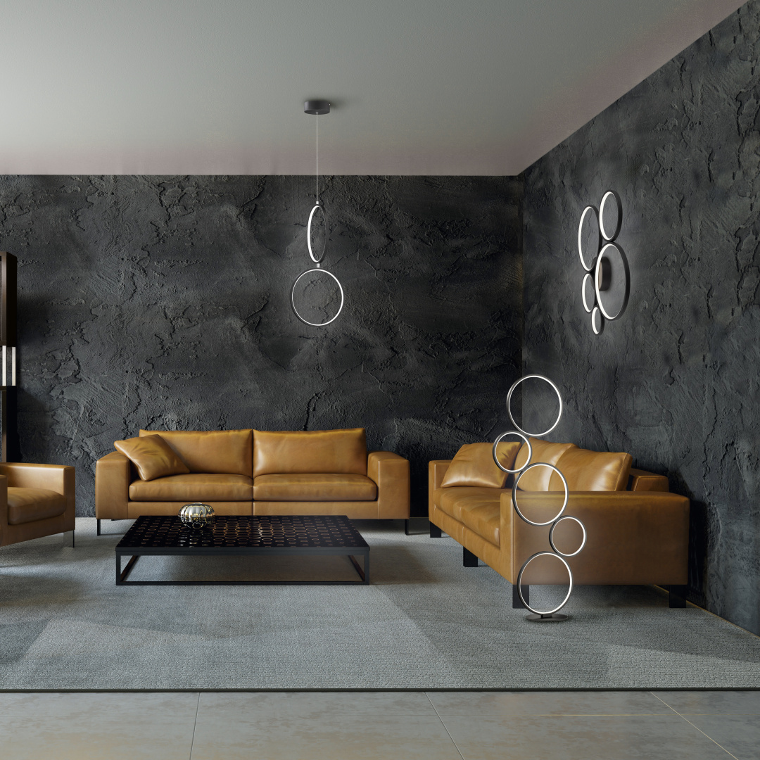 Rondo LED põrandavalgusti must - Image 2