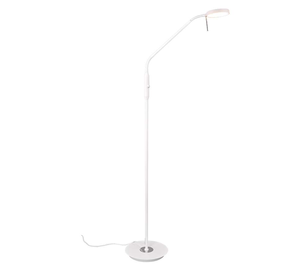 Monza LED põrandavalgusti matt valge