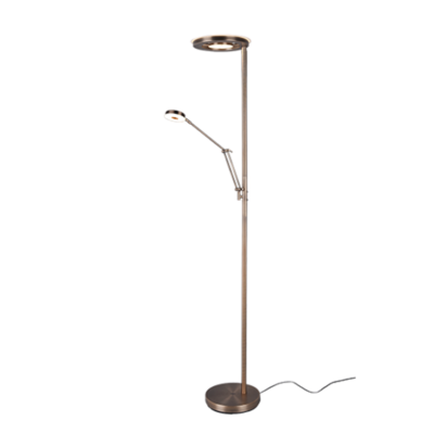 Barrie LED põrandavalgusti messing