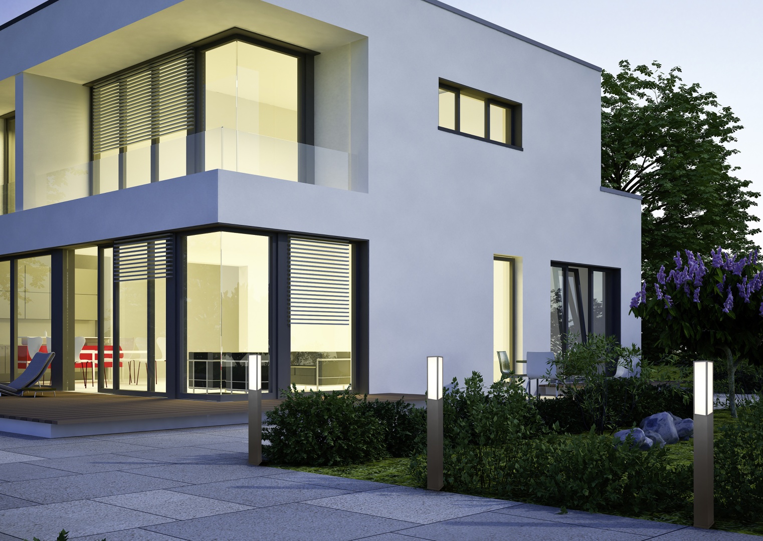 Fuerte LED post 155 cm antratsiit - Image 2