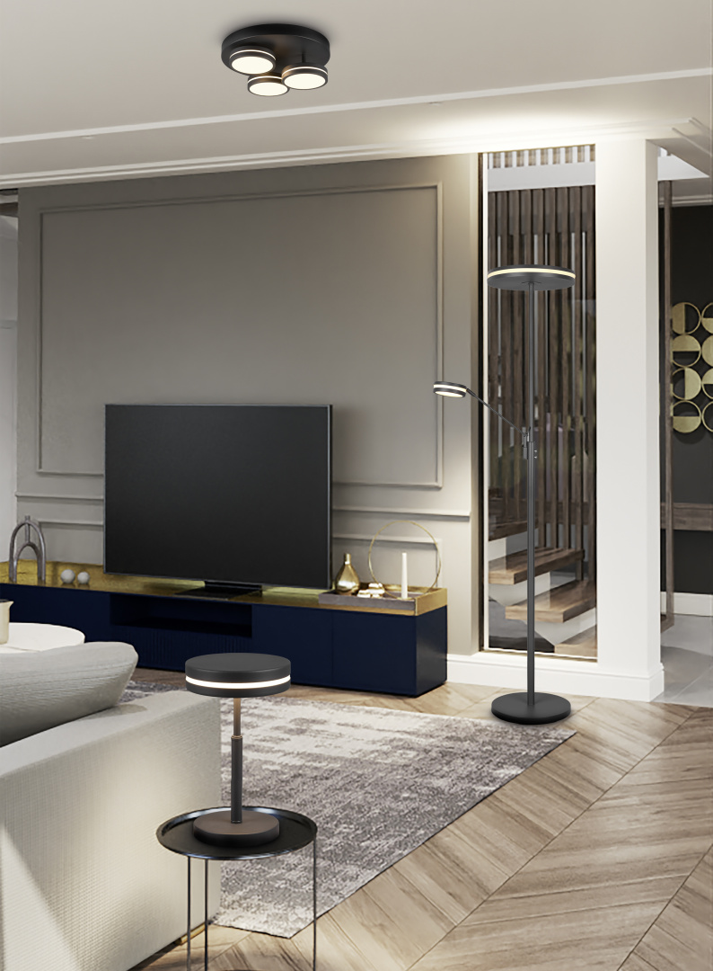 Franklin LED põrandavalgusti antratsiit - Image 2