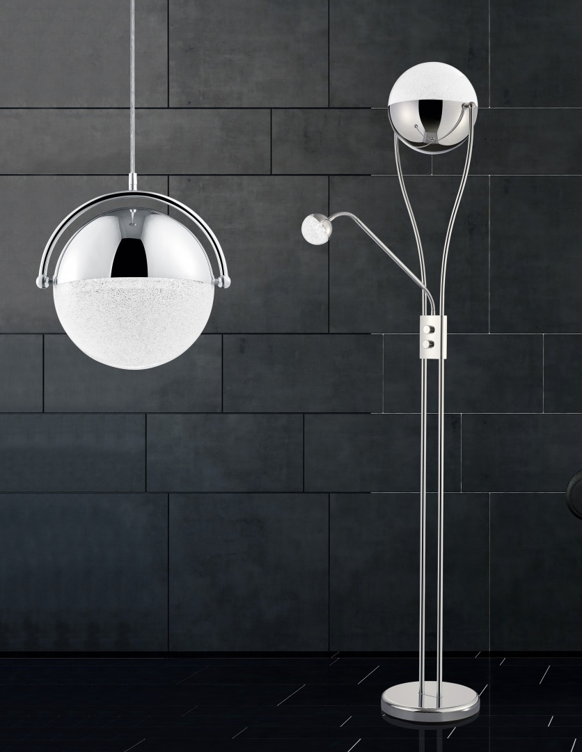 Chris LED põrandalamp hõbedane - Image 2