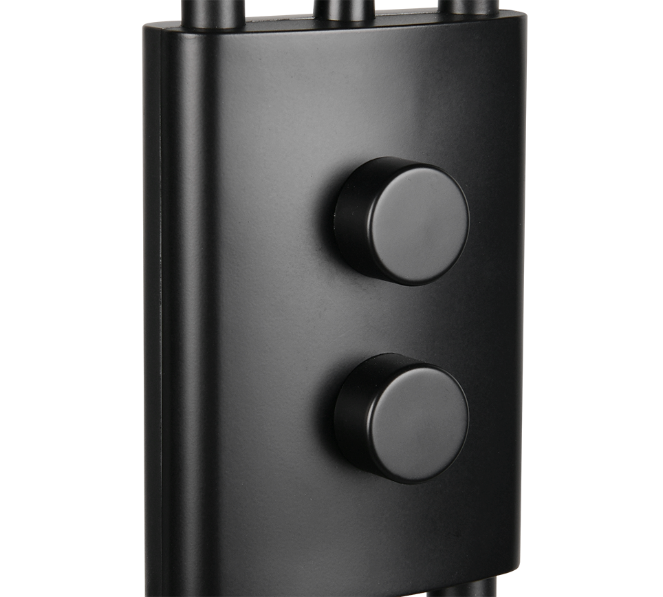 LED põrandavalgusti must koos lugemisvalgusega - Image 4