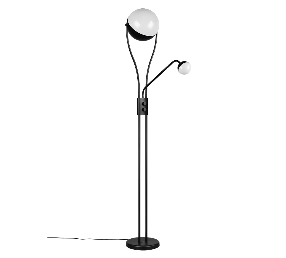 LED põrandavalgusti must koos lugemisvalgusega - Image 7