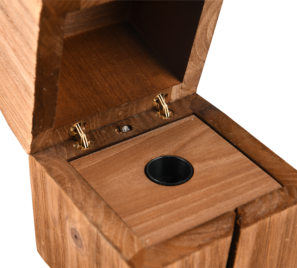 Aarde laualamp E14 (hõõglamp) puit - Image 3