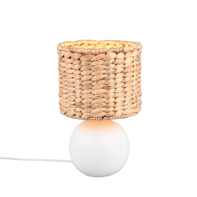 Vina lauavalgusti 29 cm E27 matt valge/beez