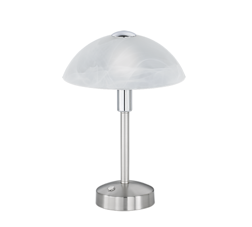 Hõbedane LED laualamp