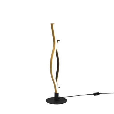 LED laualamp matt messing