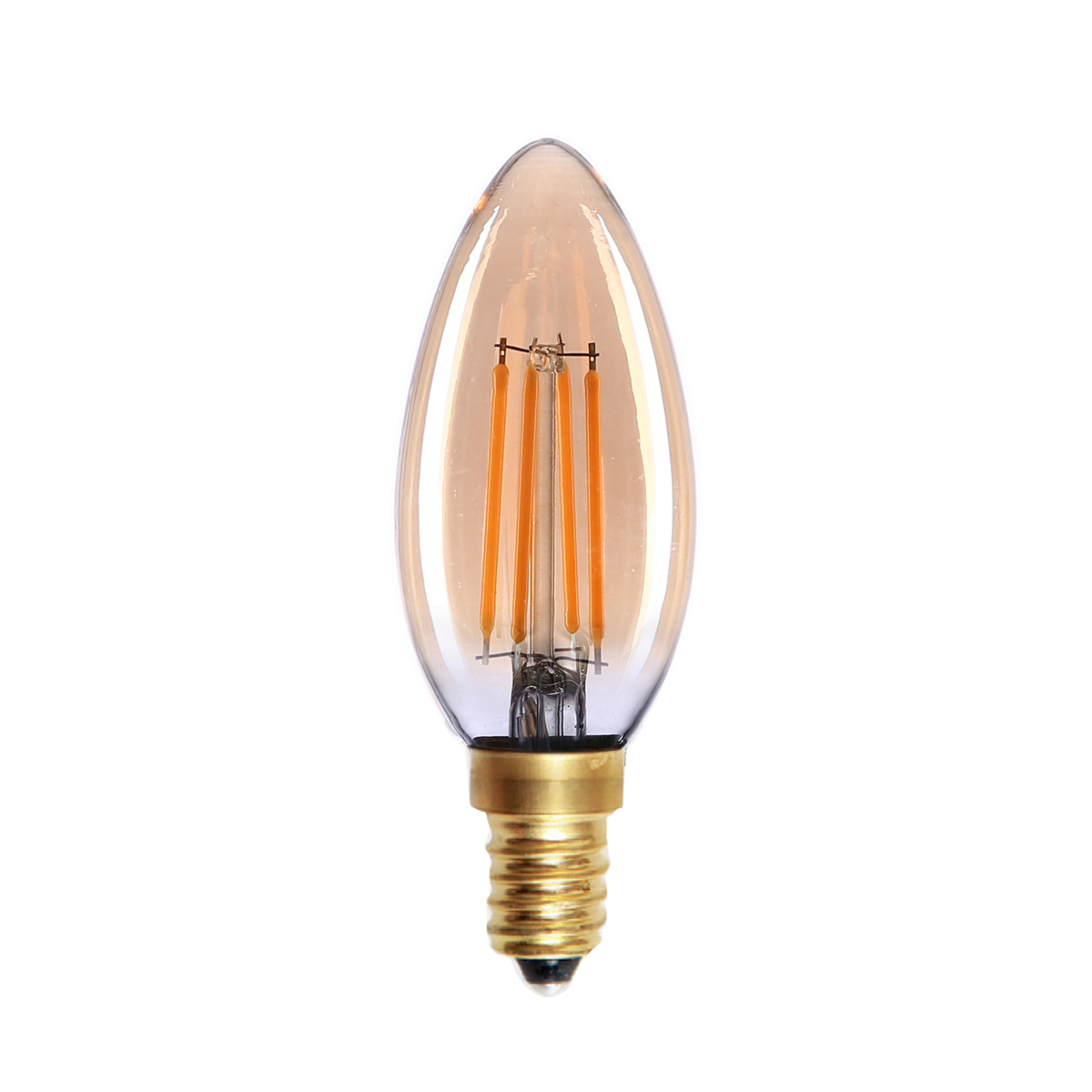 Italux valge Edison LED valgusallikas E14 4W 2200K Dimm Amber, 4W