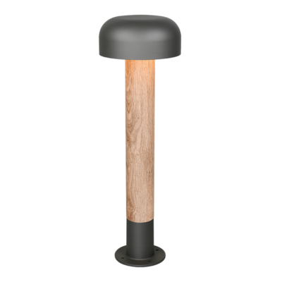 Fraser põrandalamp 54 cm E27 antratsiit/puit