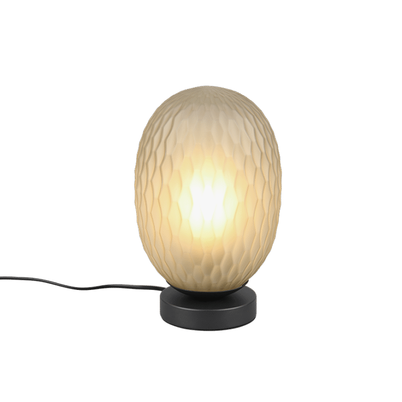 Facette laualamp E27 matt must/roheline