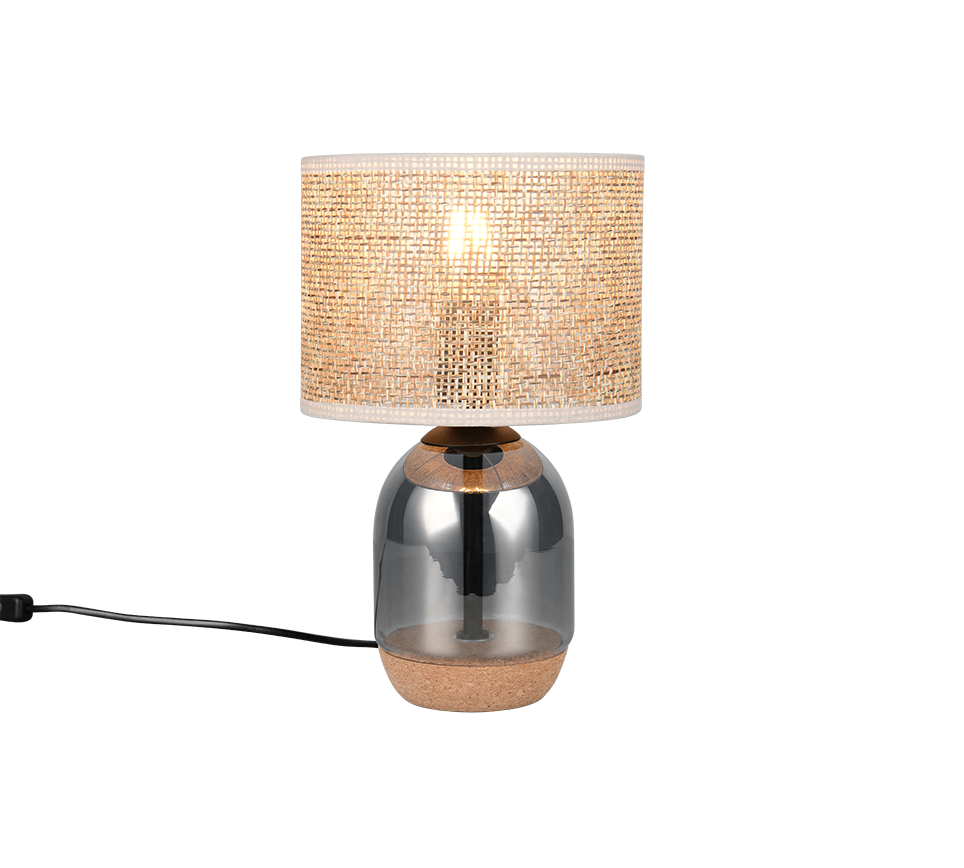 Tara lauavalgusti 33 cm E27 beež/hõbedane - Image 3