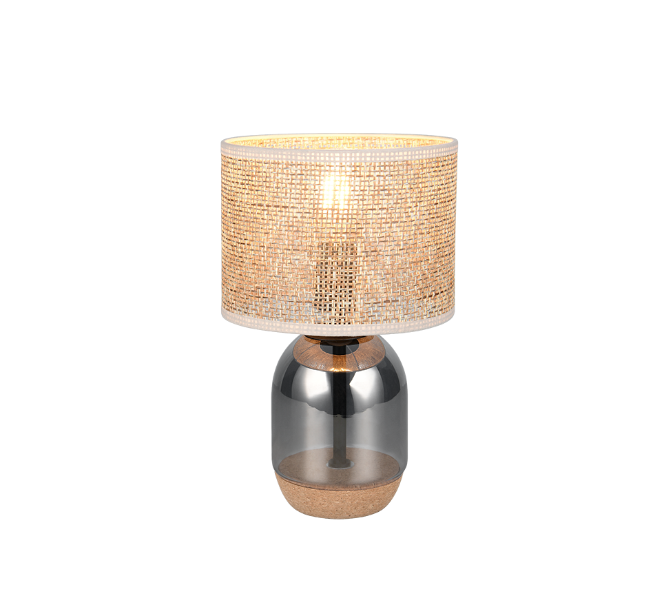 Tara lauavalgusti 33 cm E27 beež/hõbedane - Image 6