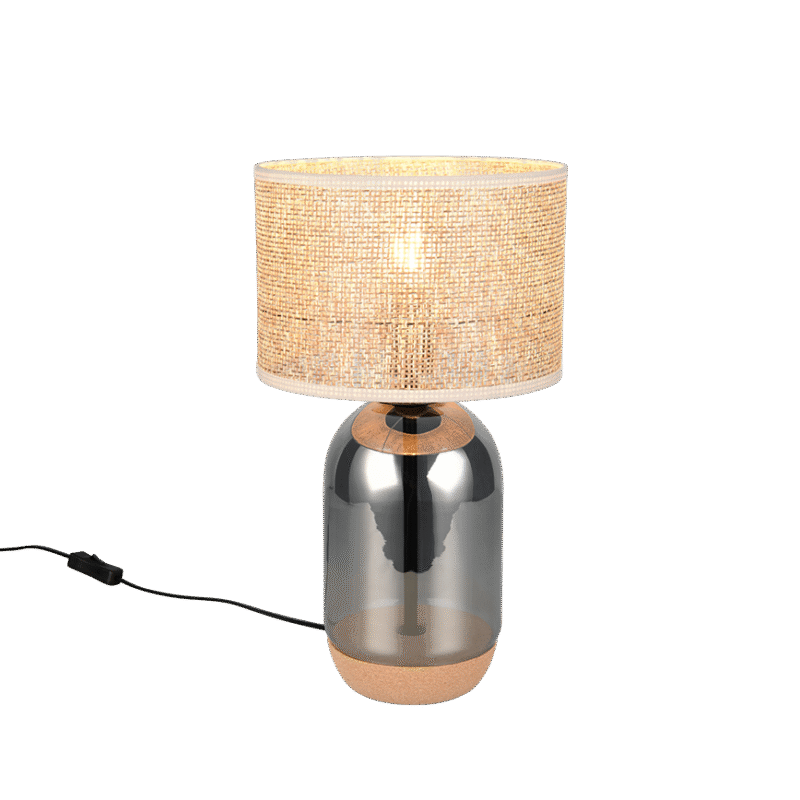 Tara lauavalgusti 43 cm E27 beež/hõbedane