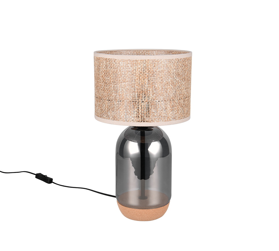 Tara lauavalgusti 43 cm E27 beež/hõbedane - Image 4